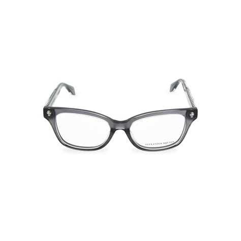 alexander mcqueen square eyeglasses|alexander mcqueen eyewear women.